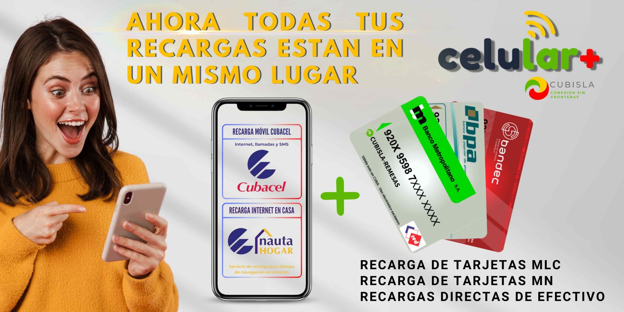 Banner Celular+